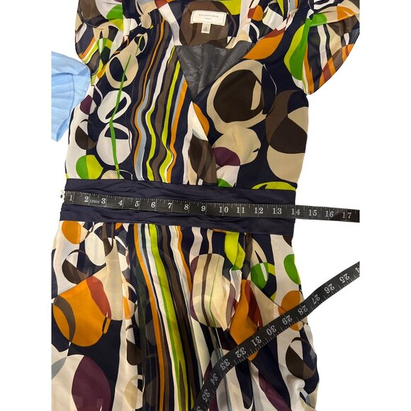 Moulinette Soeurs Anthropologie dress sheath abstract geometric print sz 2 Dd533 - Picture 11 of 12